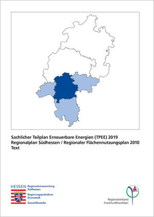 Titelblatt Sachlicher Teilplan Erneuerbare Energien (TPEE) 2019 - Text
