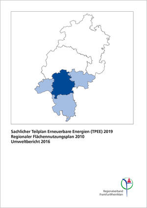 Titelblatt Sachlicher Teilplan Erneuerbare Energien (TPEE) 2019 - Regionale